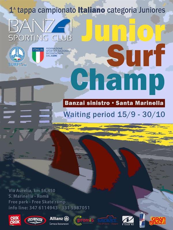 Italian Junior Surfing Championship - Stage #1 - Santa Marinella 2020