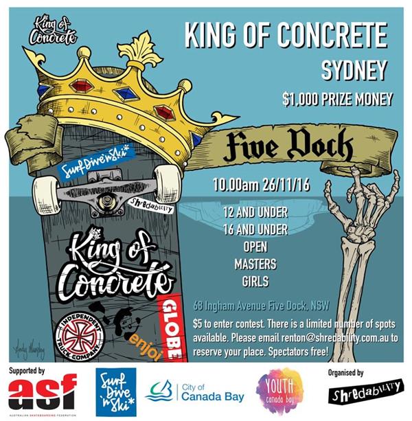 King of Concrete - Fivedock 2016
