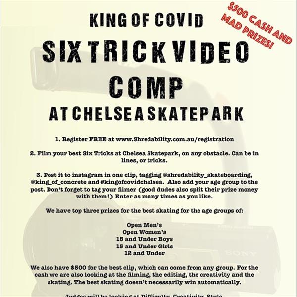 King Of Covid Six Trick Video Contest - Chelsea, VIC 2020