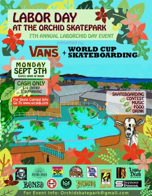 Labor Day at the Orchid Skatepark - Santa Barbara, CA 2022