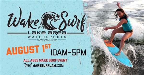 Lake Area Watersports Wake Surf Contest at Island Lake 2020