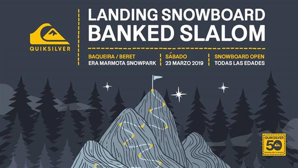 Landing Snowboard Banked Slalom 2019