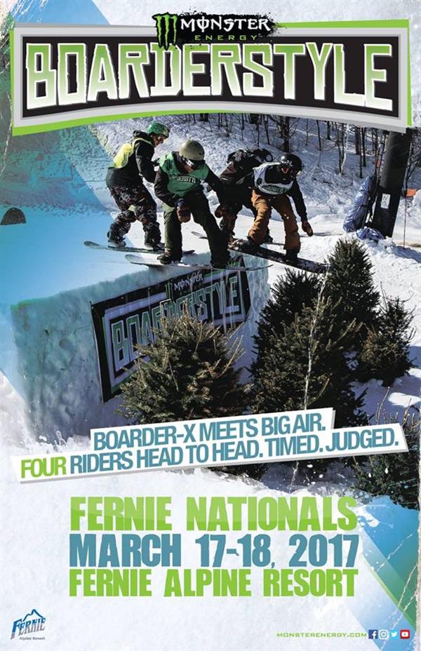 Monster Energy Boarderstyle - Fernie 2017