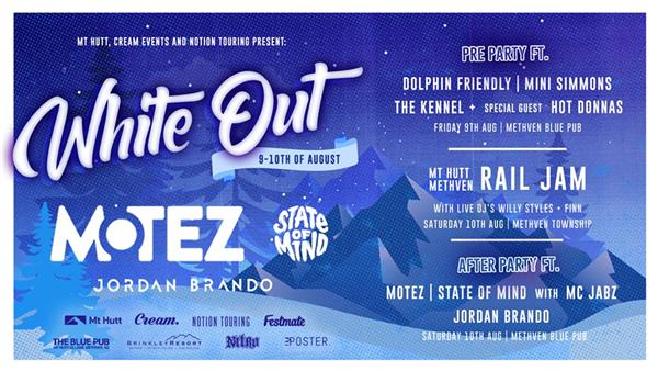 Mt Hutt White Out Street Rail Jam 2019