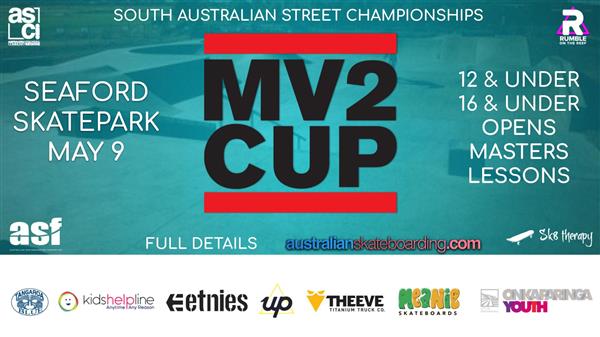 MV2 Cup – South Australian Street Skateboarding Championships - Seaford, Adelaide 2020