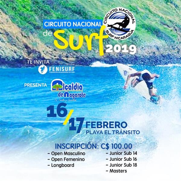 National Surf Circuit Nicaragua - Playa El Transito 2019