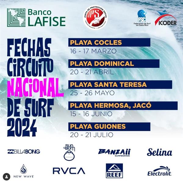 National Surfing Circuit - Costa Rica - Cocles 2024