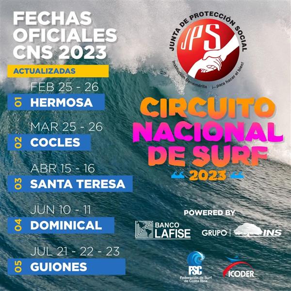 National Surfing Circuit - Costa Rica - Dominical 2023