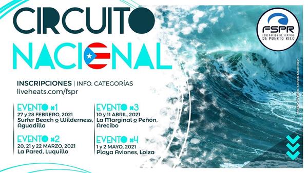 National Surfing Circuit - event #2 - Luquillo, Puerto Rico 2021