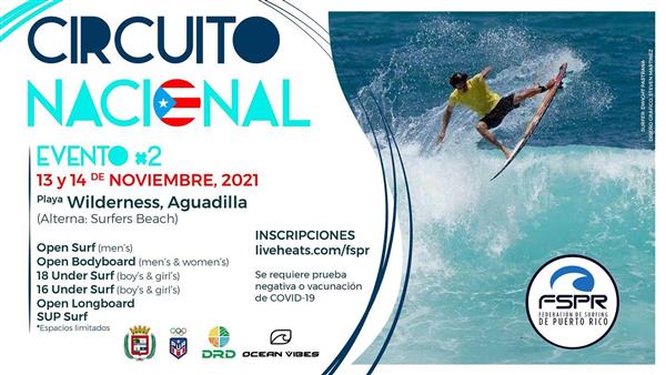 National Surfing Circuit Puerto Rico - event #2 - Aguadilla 2021