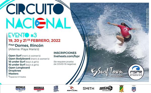 National Surfing Circuit Puerto Rico - event #3 - Rincon 2022