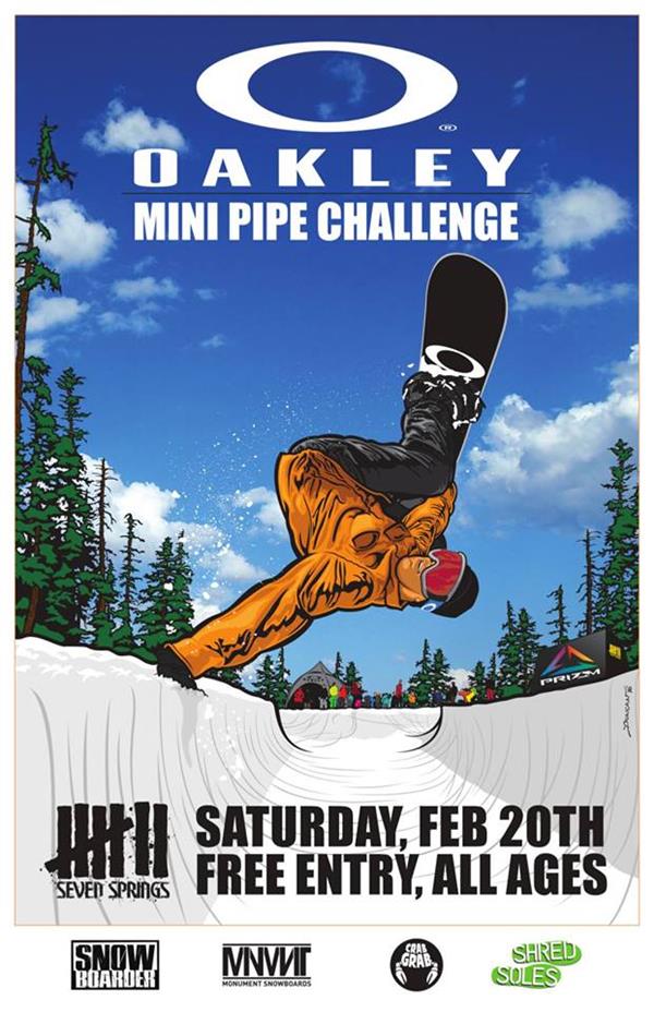 Oakley Minipipe Challenge, Seven Springs 2016