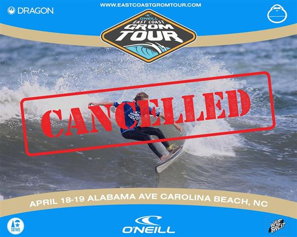 O'Neill East Coast Grom Tour #3 - Alabama Ave, Carolina Beach, NC 2020