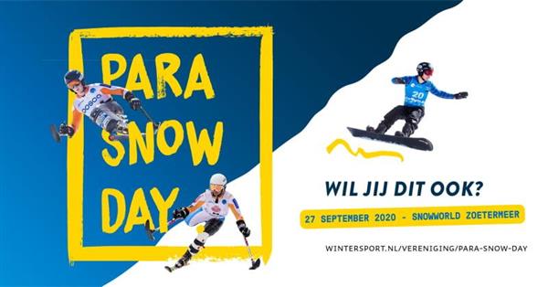 Para Snow Day - SnowWorld Zoetermeer 2020