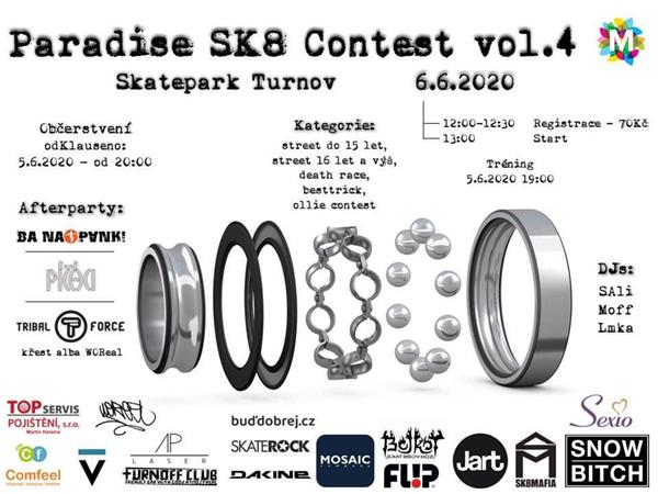 Paradise sk8 Contest vol.4 - Turnov 2020