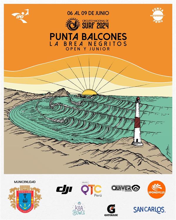 Peru National Surf Circuit - event 1 - Punta Balcones - La Brea Negritos 2024