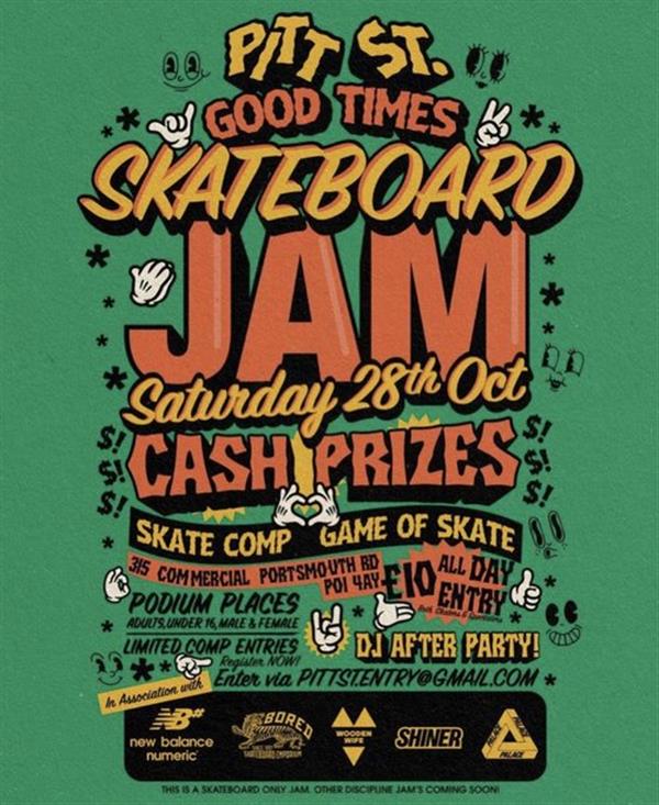 Pitt St Skateboard Jam - Portsmouth 2023