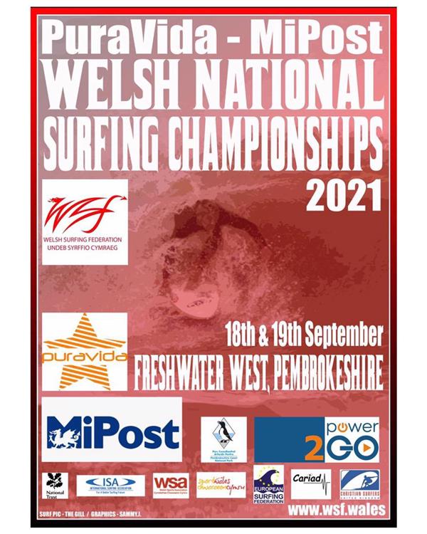 PuraVida MiPost Welsh National Surfing Championship - Pembrokeshire 2021