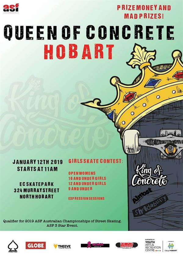 Queen Of Concrete Hobart 2019