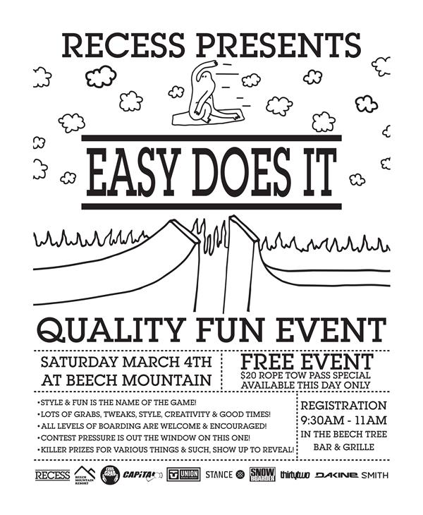 RECESS presents Easy Does It 2017