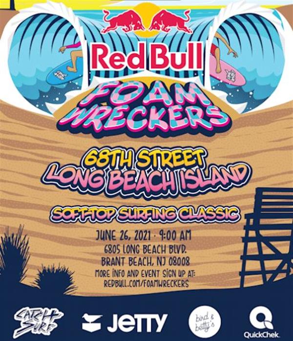 Red Bull Foam Wreckers - Long Beach Island 2021