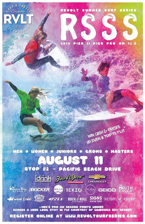 Revolt Summer Surf Series - Pacific Beach Drive #2 2018