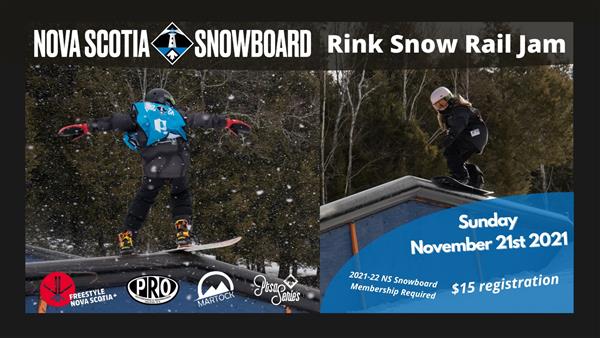 Rink Snow Rail Jam - Ski Martock, NS 2021