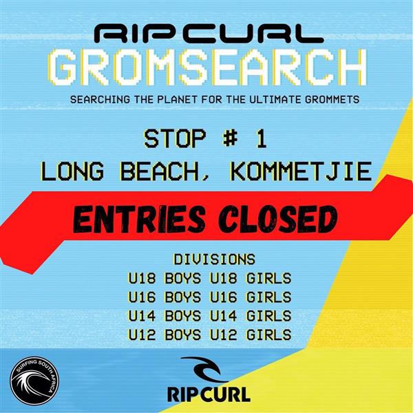 Rip Curl GromSearch South Africa #1 - Long Beach, Kommetjie 2023