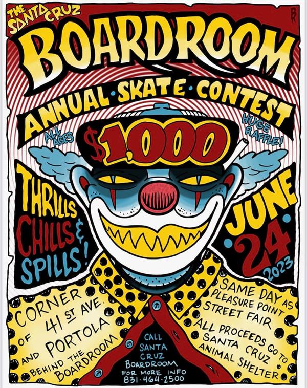 Santa Cruz Boardroom Annual Skate Contest 2023