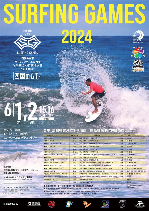 Shikoku's Migishita Surfing Games 2024