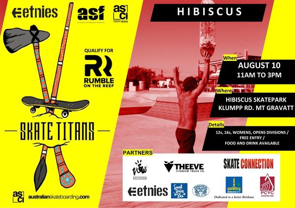 Skate Titans Hibiscus 2019