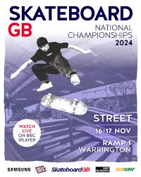 Skateboard GB National Championships - Street - Warrington 2024