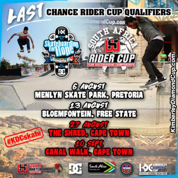 Skateboarding for Hope - Menlyn Skatepark, Pretoria 2016