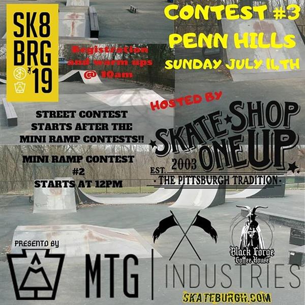 Skateburgh - contest #3 Penn Hills 2019