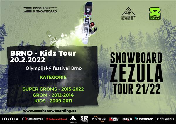 Snowboard Zezula - Brno - Kidz Tour 2022