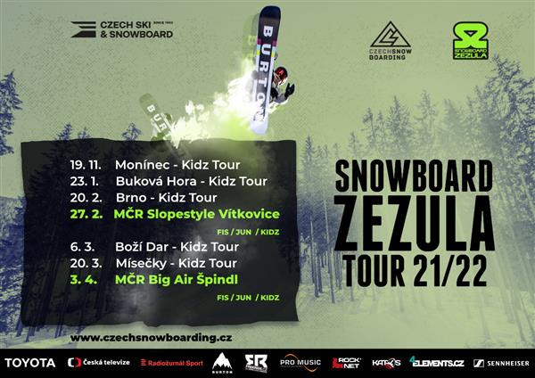 Snowboard Zezula - Spindleruv Mlyn - MCR Big Air 2022