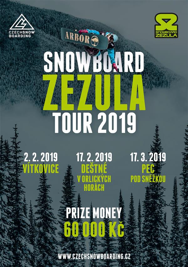 Snowboard Zezula Tour 2019 - Pec pod Sněžkou