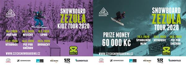 Snowboard Zezula Kidz Tour - Misecky, Spindleruv Mlyn 2020