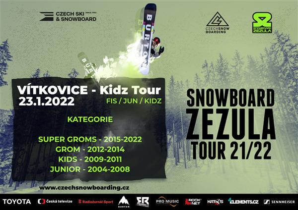 Snowboard Zezula - Vitkovice - Kidz Tour 2022