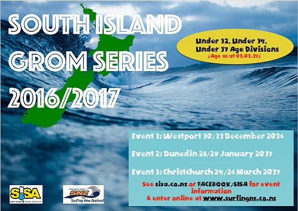 South Island Grom Series - Christchurch 2017