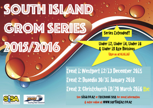 South Island Grom Series Event 3 2016