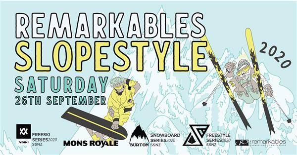 SSNZ Freestyle Series - The Remarkables Slopestyle 2020
