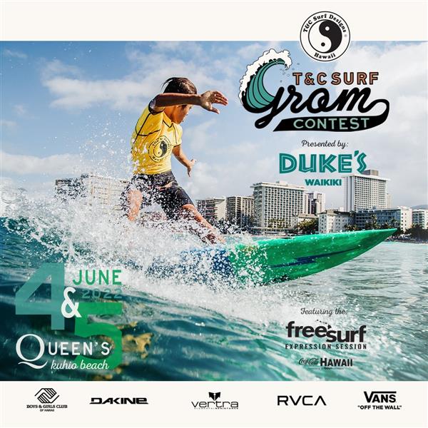 T&C Surf Grom Contest - Waikiki 2022