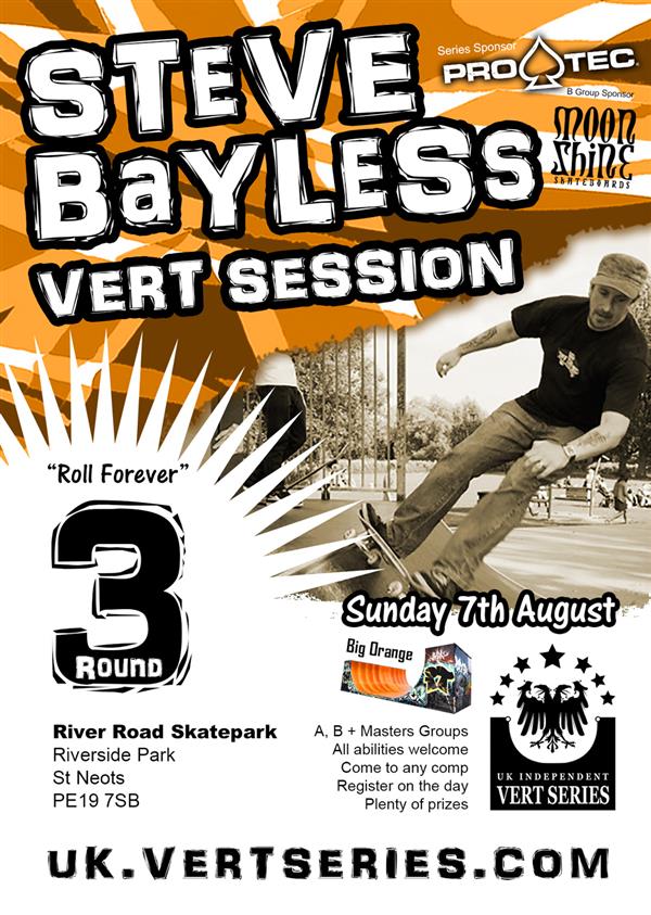 UK Independent Vert Series, St Neots - Steve Bayless Vert Session 2016