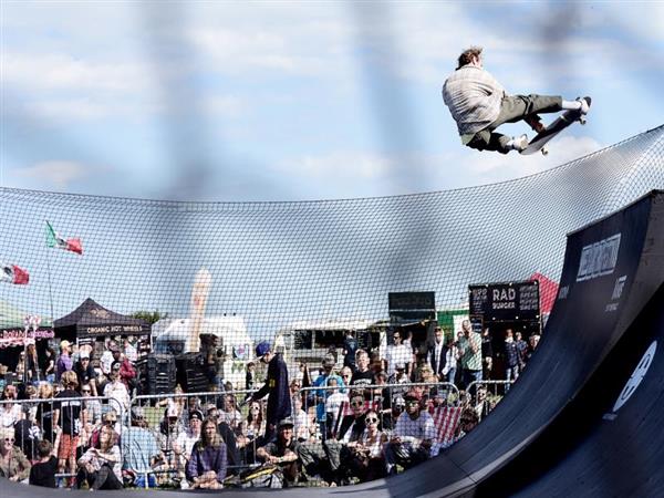 Boardriding | News | UK Mini Ramp Championships Vert Ramp Competition at Wheels And Fins Festival 2019