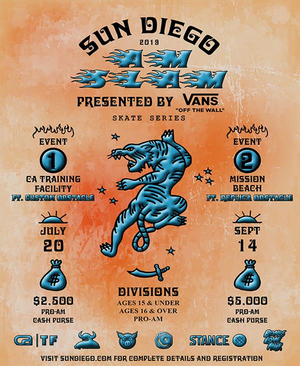 Vans x Sun Diego AM SLAM Skate Event 1 2019