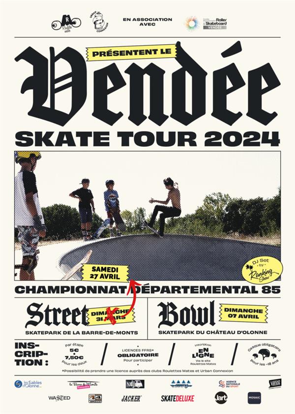 Vendée Skate Tour - Bowl 2024