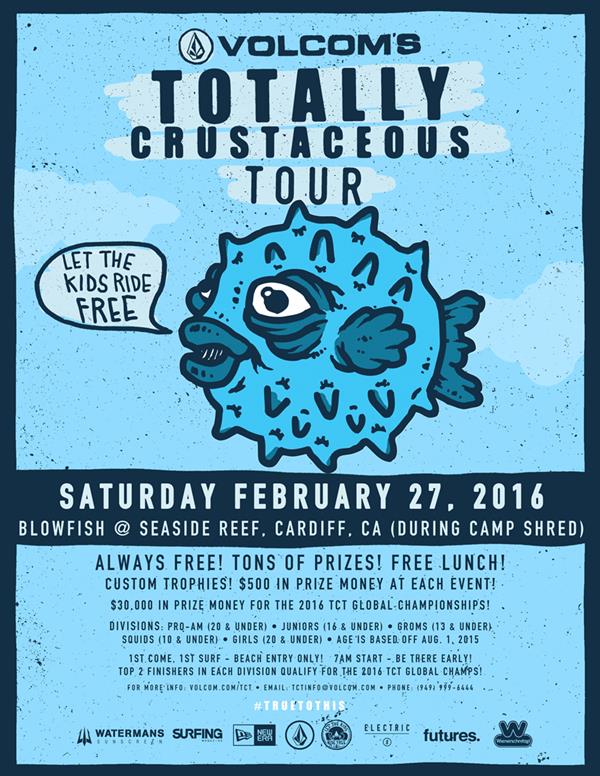 Volcom's Blowfish - Totally Crustaceous Tour 2016
