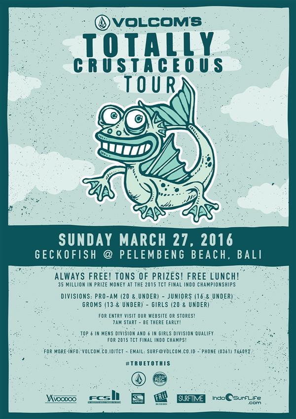 Volcom's Totally Crustaceous Tour - Geckofish 2016