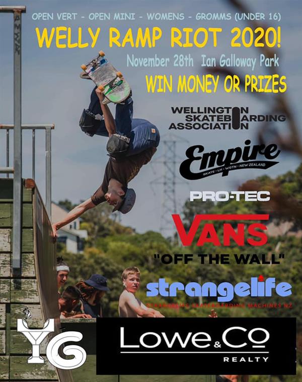 Welly Ramp Riot - Ian Galloway Park - Wellington 2020